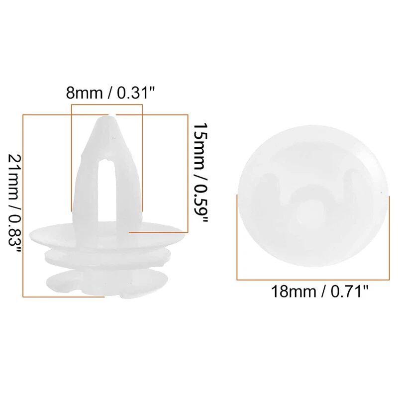 30 Pcs Door Interior Panel Retainer Clips # 51411973500 For BMW E36 318i 318is - Изображение 3 из 3