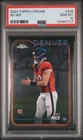 Bo Nix 2024 Topps Chrome #206 - ROOKIE RC - PSA 10