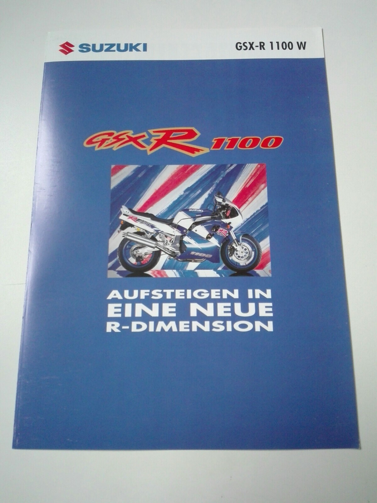 Catalogue Suzuki GSXR 1100 W 1993 prospectus technique moto