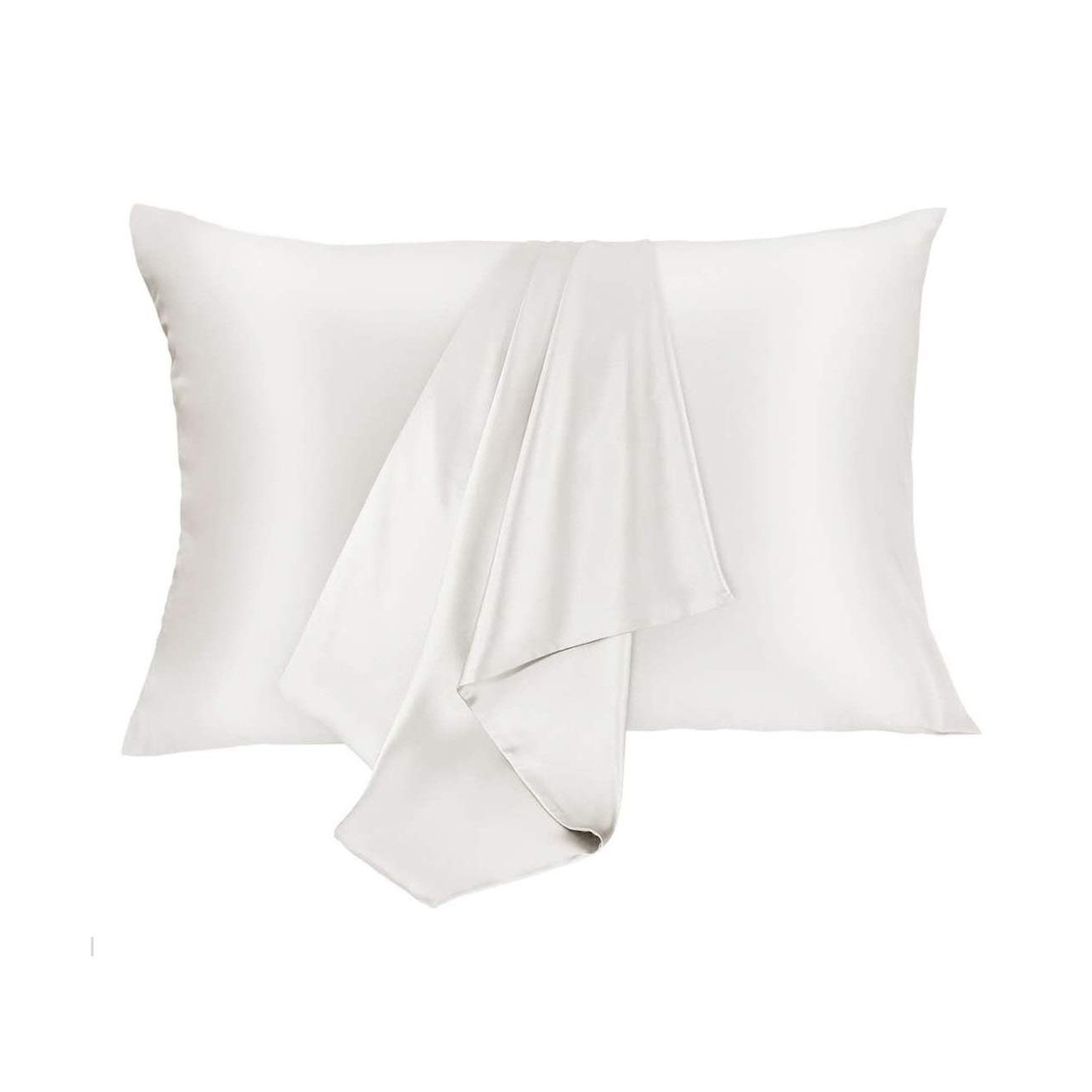 JOGJUE Silk Pillowcase for Hair and Skin 2 Pack 100% Mulberry Silk Bed Pillow...-image