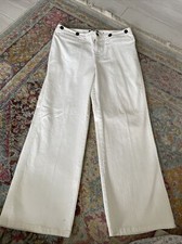 Ralph lauren white sailor jean