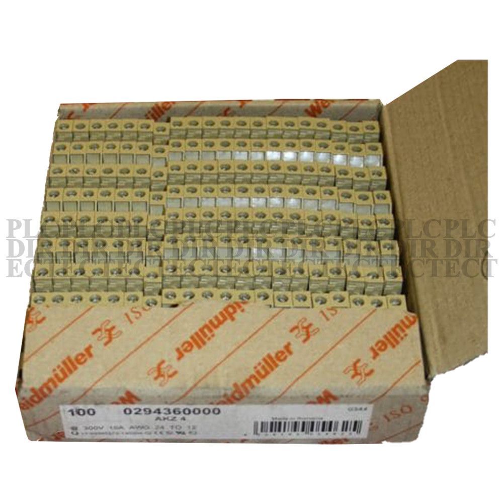 100pcs/set NEW Weidmuller 0294360000 Straight-through Terminal Blocks