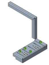 SR2XBR ABB ReliaGear neXT 2 XT1 Mounting Blank Rail NEW