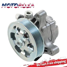 Power Steering Pump + PULLEY FOR ACURA RSX TSX HONDA ACCORD CR-V ELEMENT US