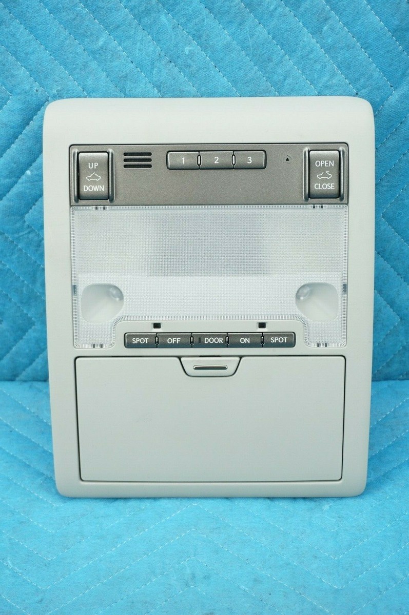 Lexus LS460 Map Dome Light Overhead Console 81260-50472-B0 Gray