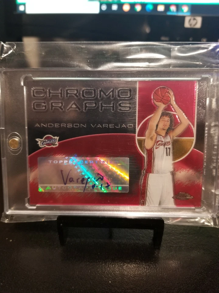2004-05 Anderson Varejao Topps cromo "cromógrafos" novato automático #ch-av gema. Foto 2 de 4