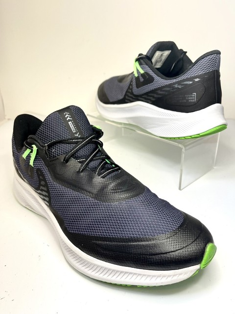 Size 12 - Nike Quest 3 Shield Black Poison Green 2020 for sale online | eBay