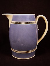 EXTREMELY RARE 1780s LEEDS PITCHER MOCHA MOCHAWARE PEARLWARE STAFFORDSHIRE