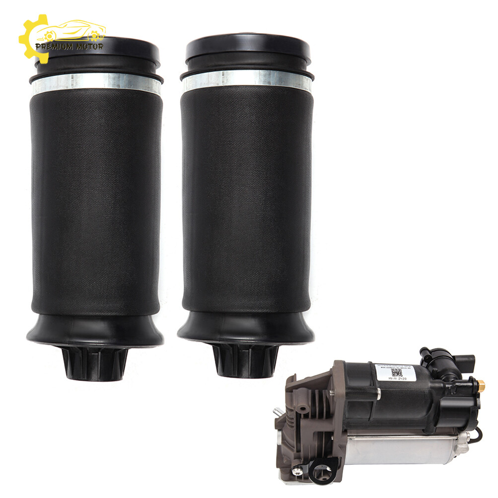 3* Rear Air Suspension Air Spring Compressor Pump For Mercedes-Benz GL/M-Class