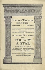 Sophie Tucker "FOLLOW A STAR" Jack Hulbert 1930 Manchester Tryout Program