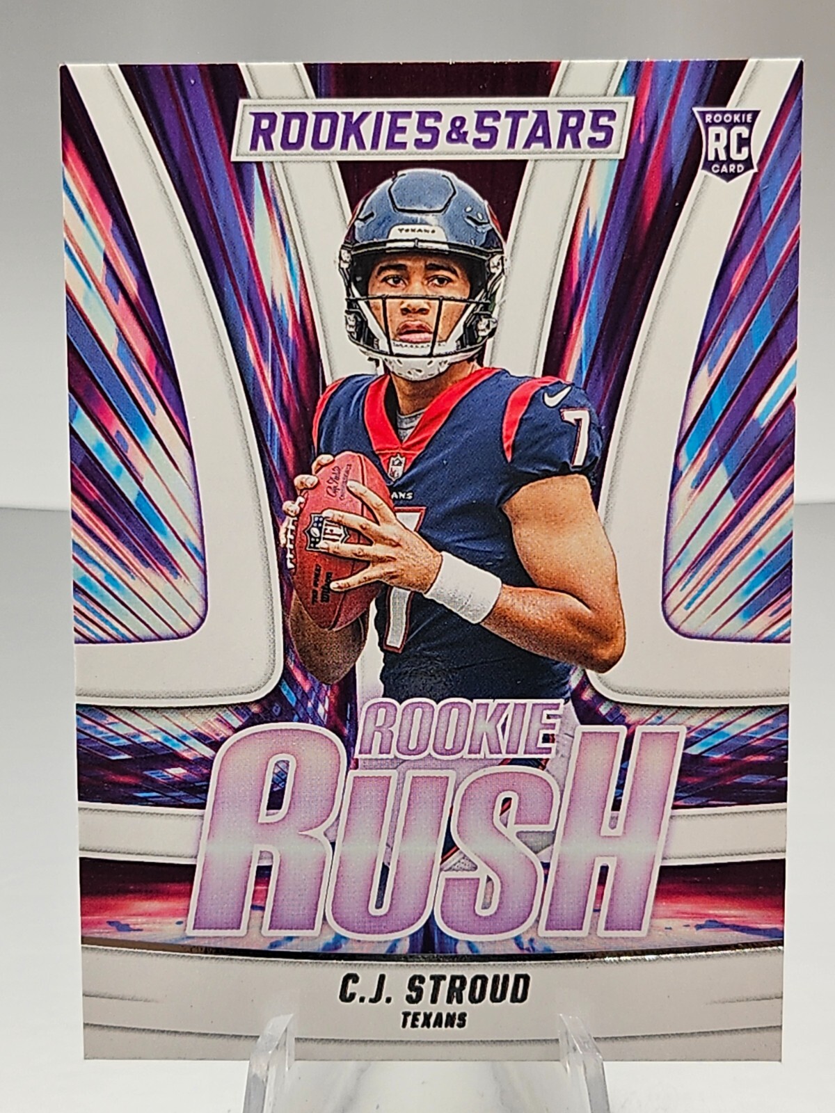 2023 Panini Rookies And Stars CJ Stroud Rookie Rush RC #RR4 Texans