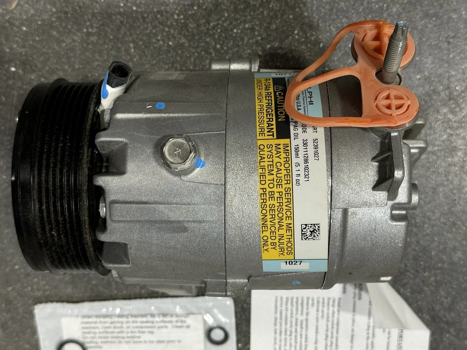 Compresor de aire acondicionado para Buick Lacrosse, Allure 2005-2008 nuevo Delphi CS10073 Foto 2 de 4