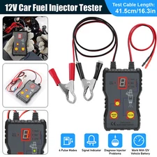 12V Car Fuel Injector Tester and Cleaner Tool with 4 Pulse Modes