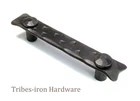 Wrought Iron Cabinet Drawer Pull Handle 96mm Dresser Chest Door Rustic Farmhouse