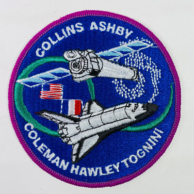 NASA Space Shuttle Collins Ashby Coleman Hawley Tognini Patch E7