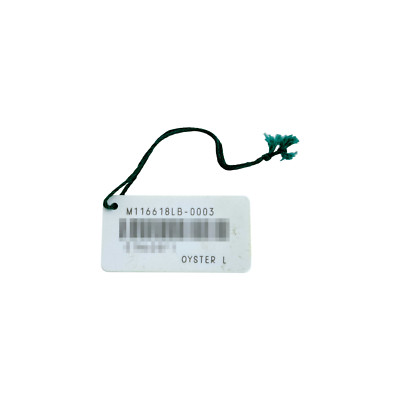 Rolex Submariner Date Oyster L Ref M116618LB-0003 weißes white Hang Tag Anhänger
