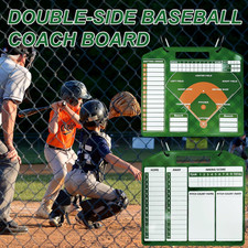 Magnetic Baseball Lineup Board Dugout Dry Erase Baseball Clipboard Coaches 40