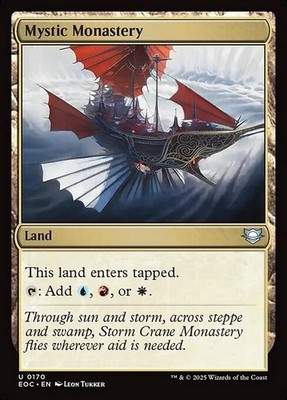 Magic Card ENGLISCH 4x Mystic Monastery [NM] EOC