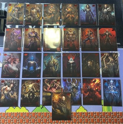 Diablo Immortal Upper Deck 2023 Red Card Set Epack (25 Cards)