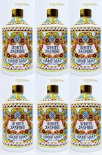 6 Home Body Co WHITE JASMINE Hand Soap Wash Liquid 21.5 oz