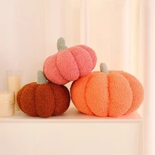 Thanksgiving Pillow Fall Pumpkin Pillow Fluffy Stuffed Pillow Plush Sofa Supplie