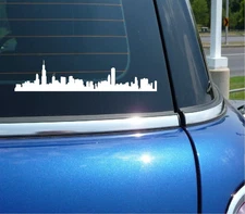 CHICAGO SKYLINE CHI TOWN WINDY CITY GRAPHIC DECAL STICKER ART CAR WALL