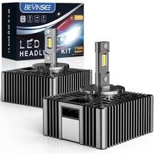 Bevinsee D5s Led Headlight Bulbs Conversion 70w 6000k Xenon White Highlow Beam