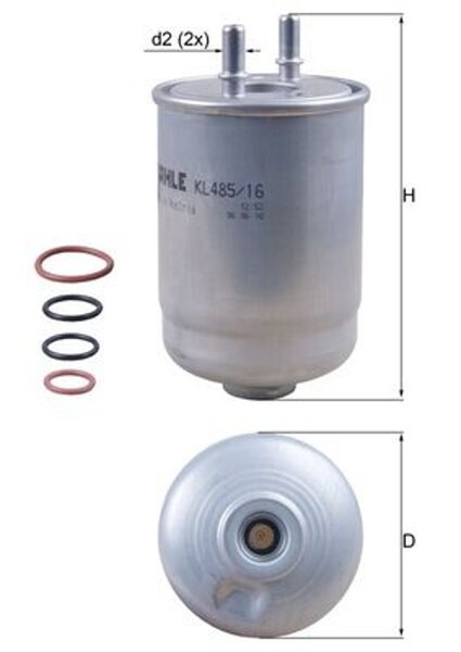 Knecht Kraftstofffilter KL 485/16D Leitungsfilter FüR Renault KT0 Laguna Espace-image