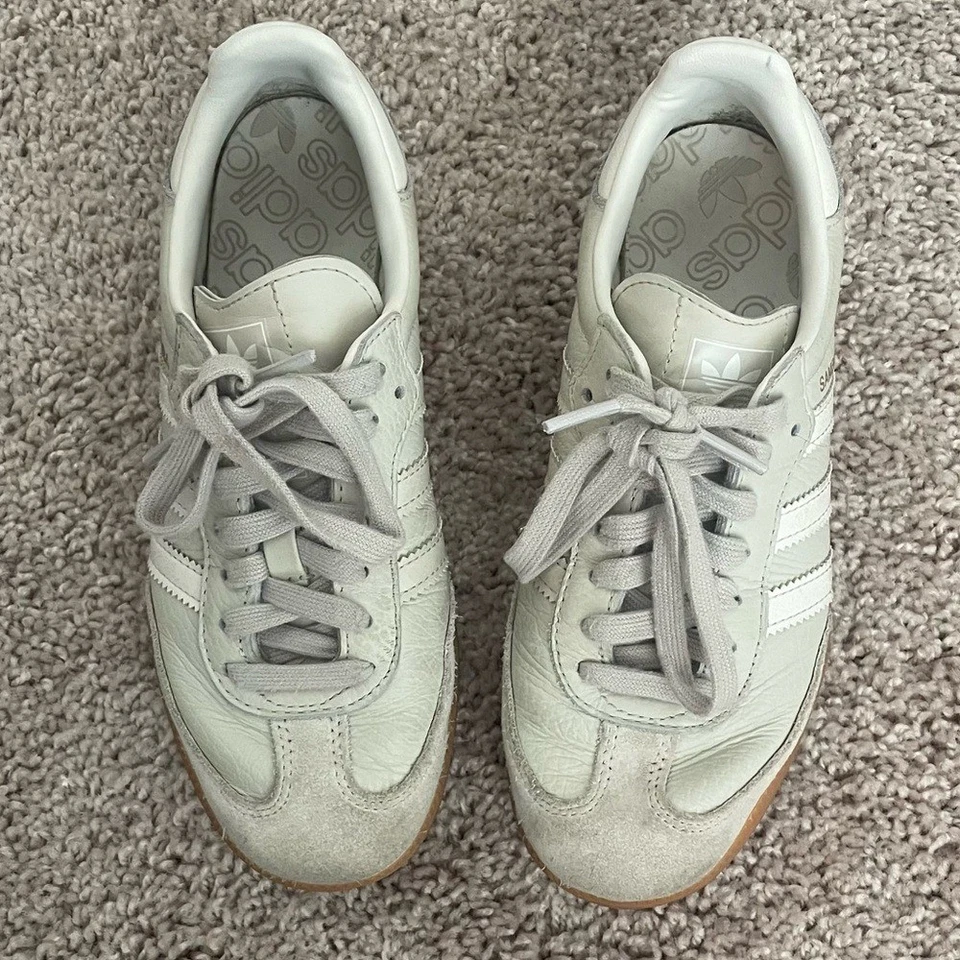 Adidas Samba OG Aluminum Chalk White Wonder Beige - Image 4 of 4