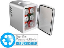Rosenstein & Söhne Mini-Kühlschrank 4 L, 12/230 V, Kühl- & Warmhaltefunktion