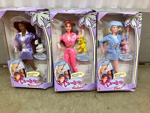 Mattel 1996 NIB Barbie Clueless Complete Set Vintage Collectible