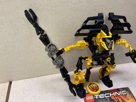 Vintage Lego Technic Throwbots: Blaster (8523) - Figure. Discs, Manual