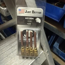 4 Pack JB INDUSTRIES A31004-G, 1/4" Access Valve Extension Tubes