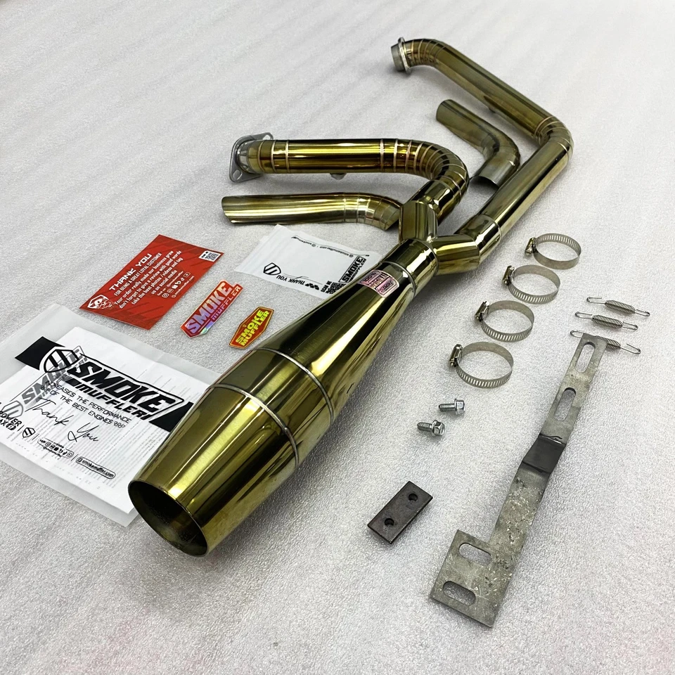 2000-2016 Harley-Davidson Dyna Dyna Low Rider FXDLExhaust Sytem 2 into 1 Fit - Image 2 of 4