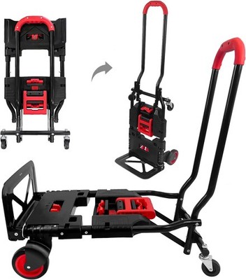 Portable Dolly Cart 330lb Folding 2 in 1 Hand