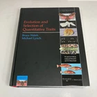 Evolution and Selection of Quantitative Traits - Walsh and Lynch 2018