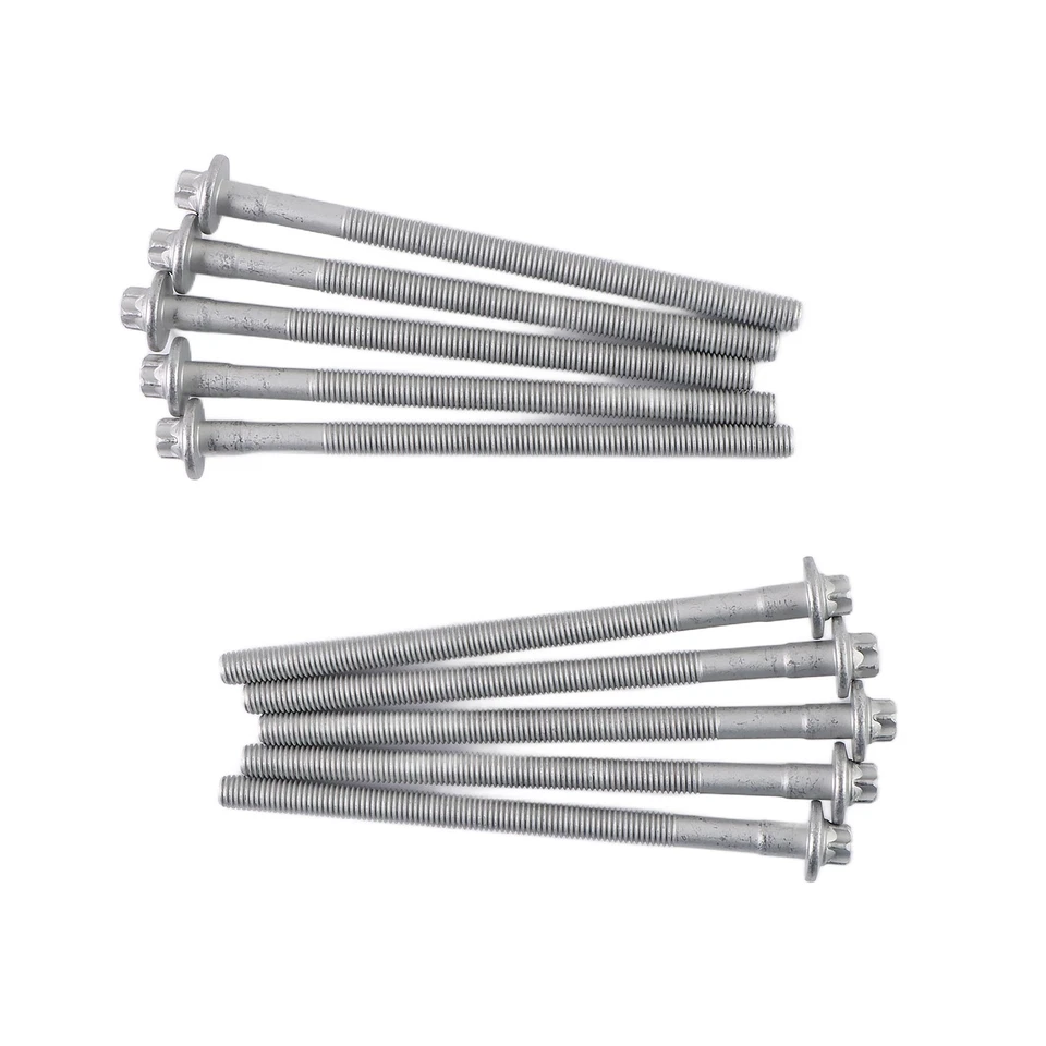 Juego de 10 pernos de culata de motor M10 165 mm para Mercedes W203 C204 R172 L4 M271 Foto 4 de 4