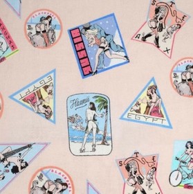 AGENT PROVOCATEUR Amylee Retro Pin-Up Printed Bikini Set US/UK 34B / 2 Rare