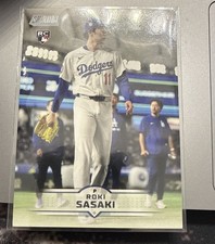 2025 Topps Stadium Club RC Roki Sasaki #187 Los Angeles Dodgers 