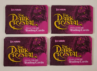 1982 THE DARK CRYSTAL 4 Unopened SEALED Nice WAX CARD PACKS Vintage DONRUSS