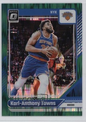 2024 Panini Donruss Optic Green Shock Prizm 36/149 Karl-Anthony Towns #158 19uj