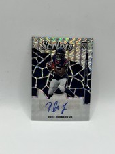Duke Johnson Jr Auto Scripts 2023 Mosaic Football Prizm #S51