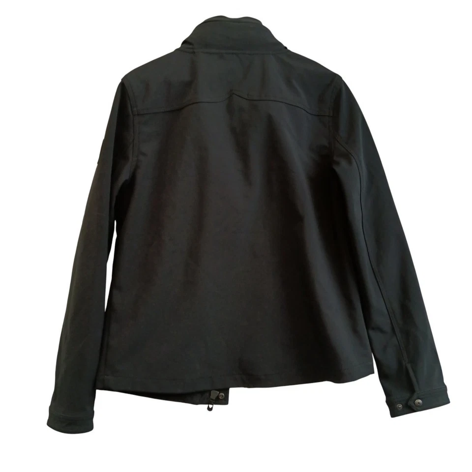 883 Police "Arvin" Negro Resistente Denim Informal Hombre Chaqueta Reino Unido Grande-Preciado Foto 3 de 4