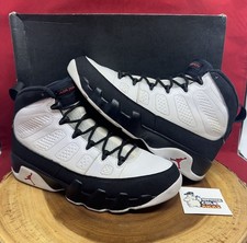 Nike Air Jordan 9 Retro White True Red Black Space Jam Size 9.5 302370-112