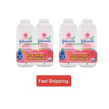 Johnson's Baby Blossom Talcum powder 4 x 500g Fresh Natural Scent - Fast Shipp
