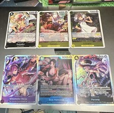 Bandai One Piece CCG EB03 6  Card Lot Kujyaku Yamato S-Snake Boa