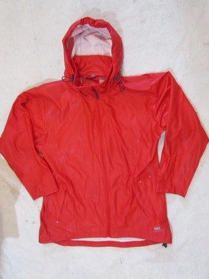 HELLY HANSEN  ~ Soft Shell ~ Rain ~ Jacket ~  RED  ~ Adult Sz S  ~ CH 42