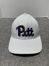 PITT Fitted White Large university of Pittsburgh Panters ToW CLEANED Hat Cap