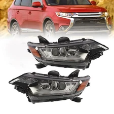For 2016-2020 Mitsubishi Outlander Driver&Passenger Side LED Headlights Halogen