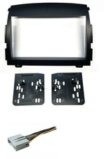 Car Stereo Dash Kit and Wire Harness for Installing a Double Din Aftermarket ...